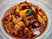泡仔薑炒腿肉
