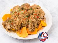 粉蒸美國雞肉（使用美國雞骨腿）