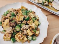 肉末秋葵