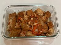 泡菜炒油豆腐