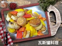 彩椒素干貝