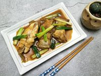 味噌醬燒剝皮魚