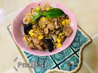 超簡易快速香菇雞煲飯