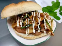 蔥爆肉片麵包