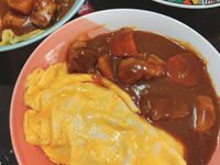 滑蛋雞肉咖哩飯