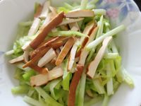 韭黃炒豆乾