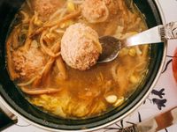 「一坨肉的淡雅」松嫩多汁的揚州獅子頭