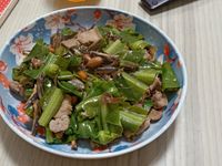 小魚乾炒山蘇