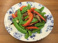 荷蘭豆炒甜椒