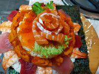 生魚片蛋糕