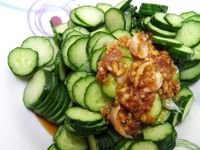 [刀工/素食]涼拌小黃瓜-傳統麻油蒜香