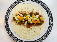 墨西哥餅皮 辣味肉醬罐頭 之清冰箱料理