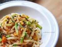 🍝 青蔬炒烏龍麵