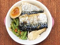 ／健人料理／快速懶人料理 - 烤鯖魚便當