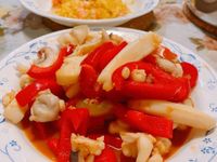 甜椒炒花枝