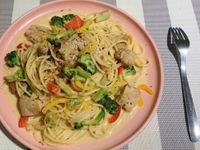 🍊橙汁奶油雞肉義大利麵🍝