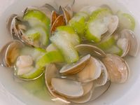 蛤蠣絲瓜＿懶人電鍋料理