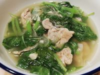 覓菜炒豬肉