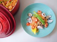 彩虹飲食#1 - 茄汁海鮮燉飯