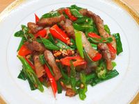 蔥爆鹹豬肉