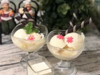 香草牛奶冰淇淋