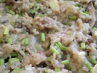 〔電烤盤料理〕芋頭粥