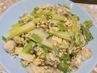 九層塔蚵仔炒蛋
