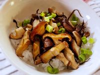 香煎鮮菇蓋飯