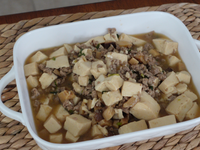 豆腐燒絞肉
