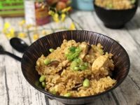 咖哩香菇雞炊飯