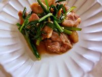 韭菜炒雞肉