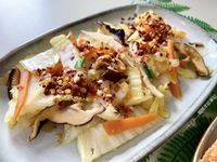冬菇炒白菜