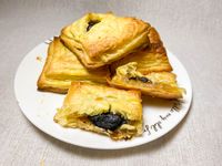 黑蒜系列甜點-Part3酥皮黑蒜年糕