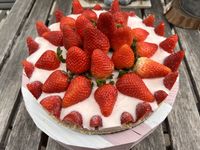 🍓免烤箱草莓生乳酪蛋糕🍓♥!!!