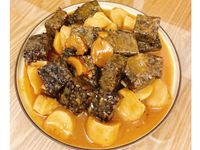 麻油鵝米血