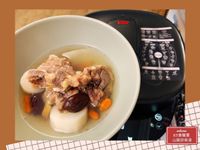 山藥排骨湯｜飛利浦快速洩壓智慧萬用鍋