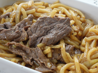 黑胡椒牛肉烏龍麵