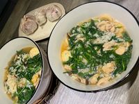 龍葵雞肉鹹粥