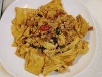 蔥燒豆皮