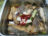 青蔥燒海鱸魚
