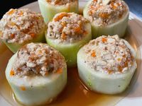 藍家小館-大黃瓜鑲豆腐