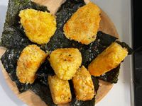 鮭魚烤飯糰