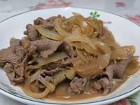 簡易食譜-薑炒牛肉