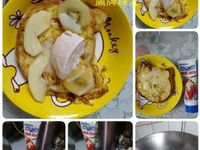 法式吐司佐水果冰淇淋煉乳