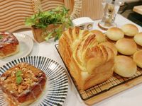 布里歐奶黃吐司。濃郁奶香味吐司超柔軟