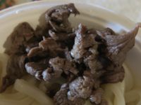 牛肉and溫泉蛋佐日式烏龍麵[牛肉]