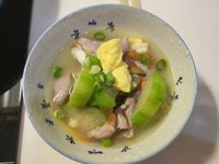 絲瓜三鮮湯