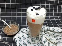 綠豆薏仁牛奶冰沙