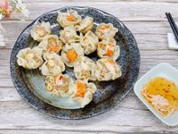 蝦仁蟹肉燒賣~章魚燒烤盤食譜