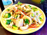 涼拌中魷冰卷